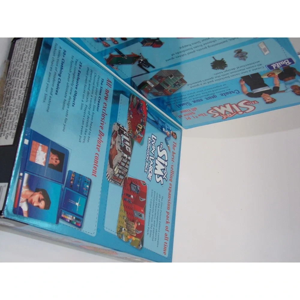 The Sims: Deluxe Edition + The Sims Unleashed Expansion (PC, 2002) EA, Maxis
